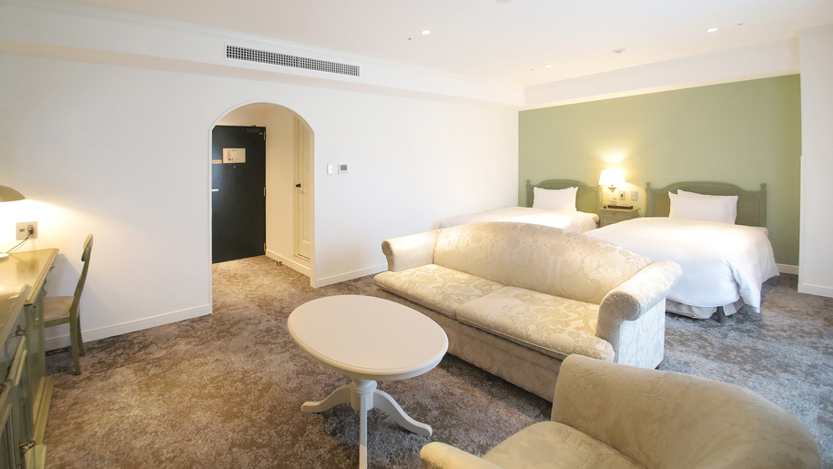 【6階フロアーカラー：ミントグリーン】ロイヤルツイン602号室（PIENA Classic）（一例）