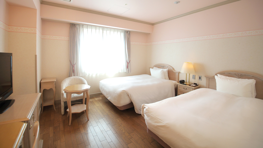 【４階 フロアーカラー：淡いピンク】スタンダードツイン（一例）