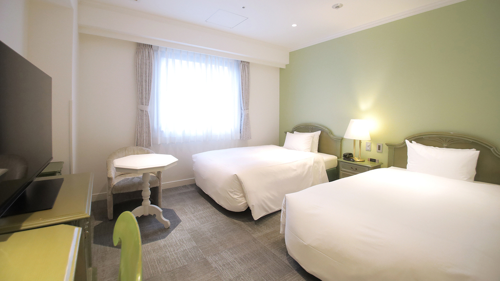 【６階 フロアーカラー：ミントグリーン】スタンダードツイン（PIENA Classic）（一例）