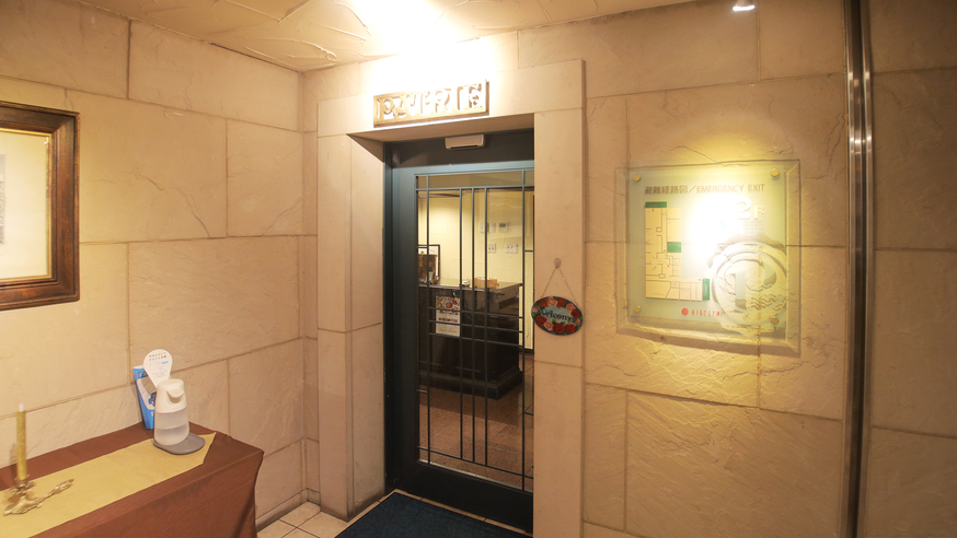 朝食会場 2階入口