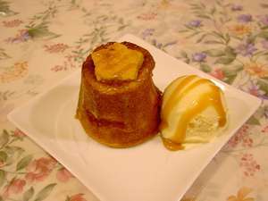 メインディナーデザートのスイーツ例