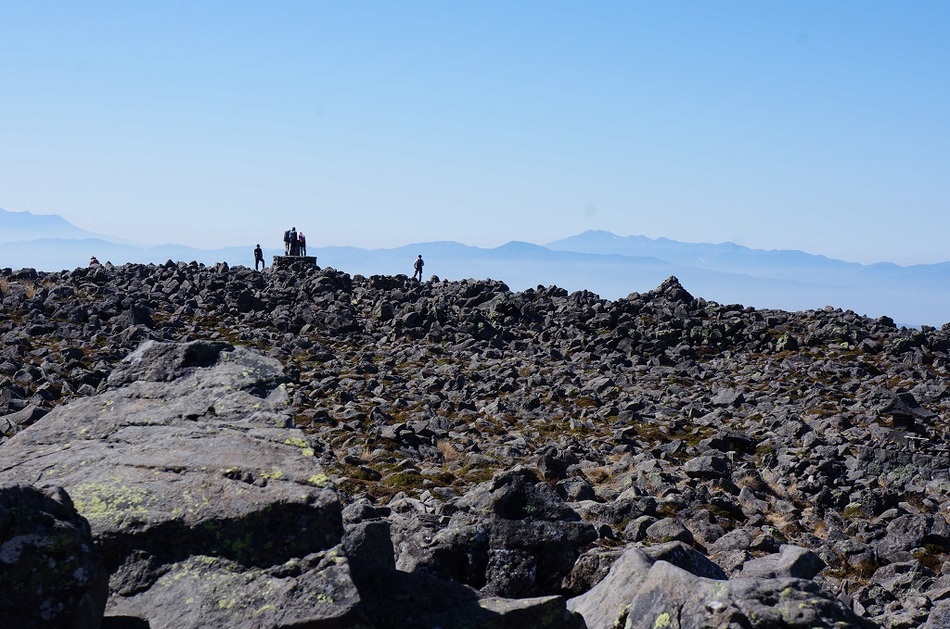 蓼科山山頂