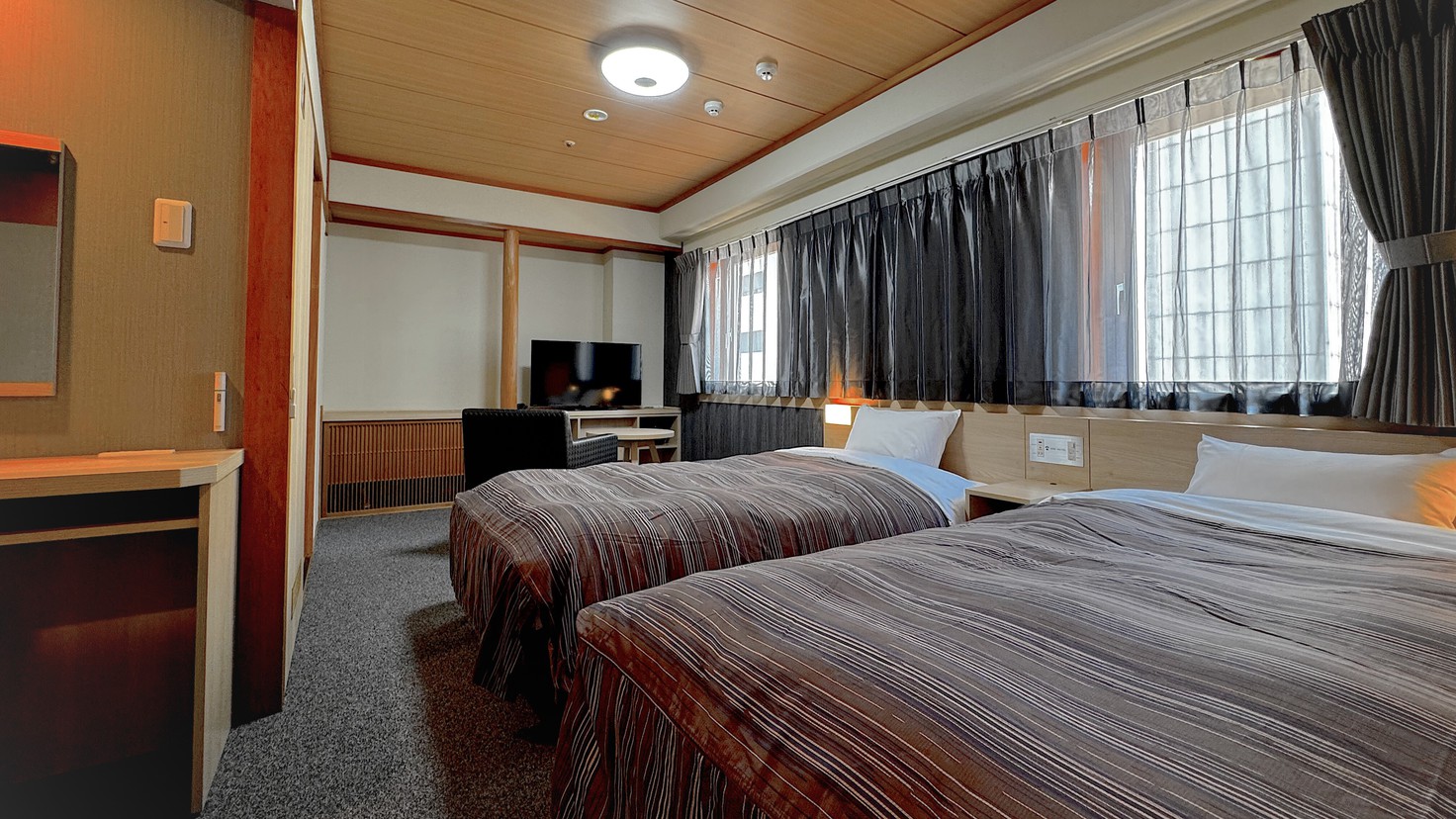 【おかやま桃子お土産付】広々25平米♪リニューアル客室お試しプラン＜素泊まり＞