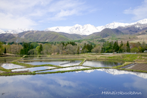 春の北アルプス