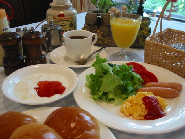 朝食の一例