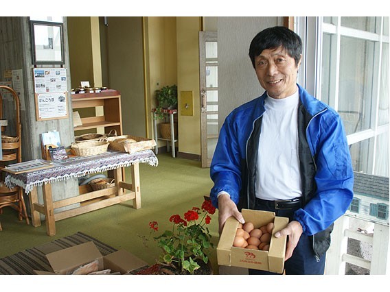 信州黄金シャモの飼育者