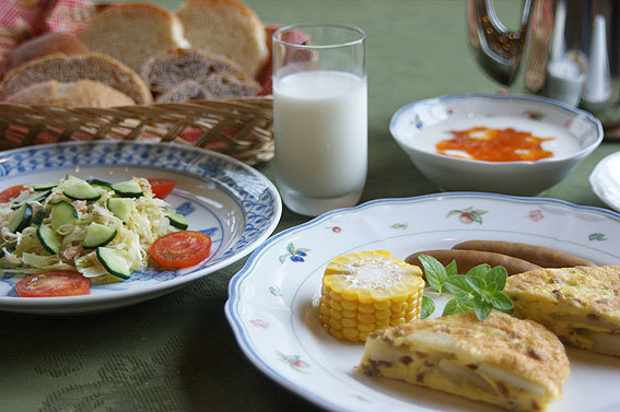 朝食一例