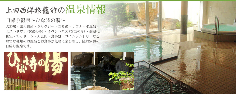 上田西洋旅籠館の温泉情報