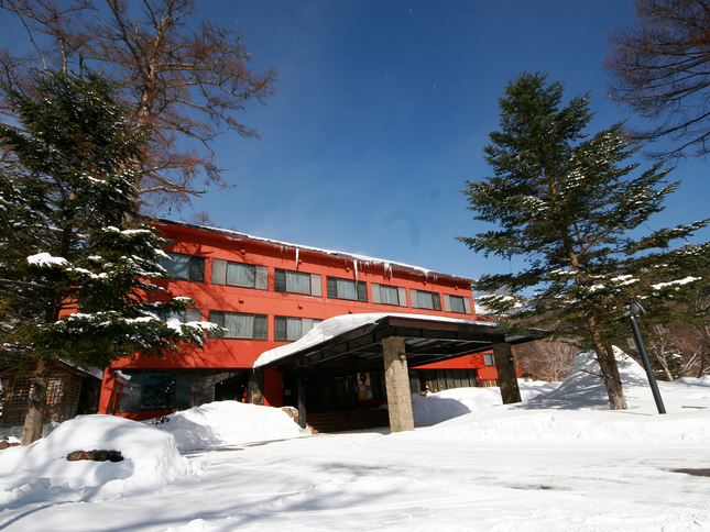 冬の全景。雪のシーズンは１メートル近く積もります。