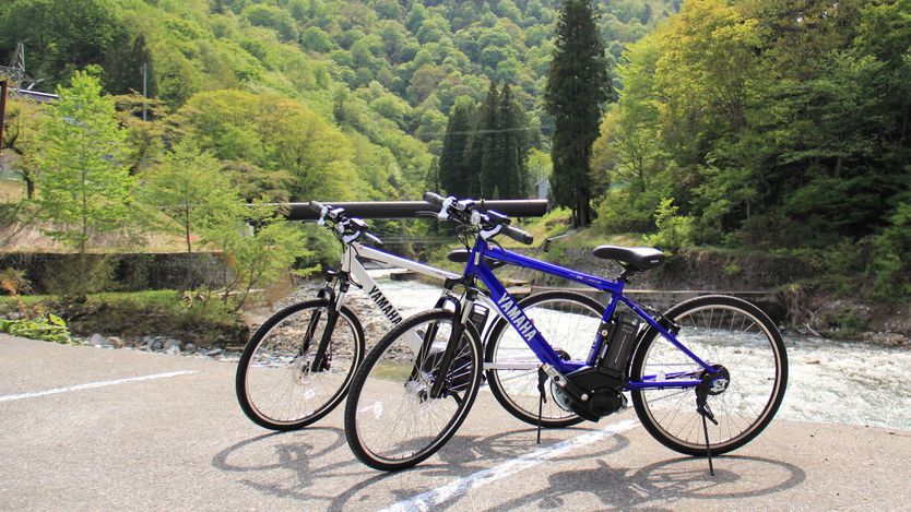 電動自転車で秋山郷をらくらくサイクリング