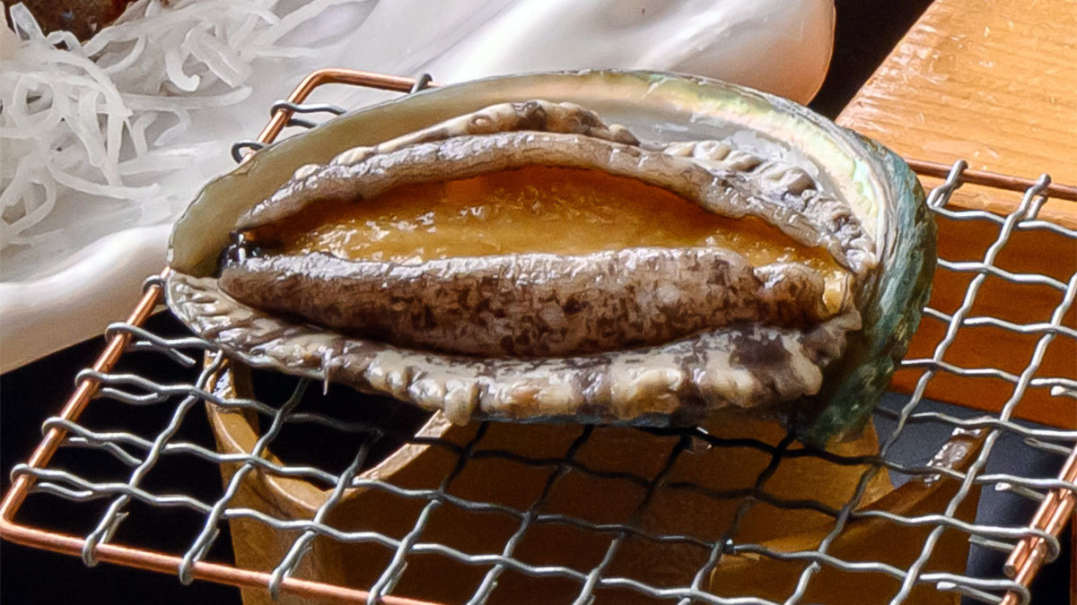 あわび踊り焼き！