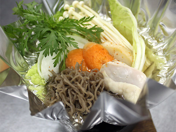 ヒジキ麺のヘルシー鍋