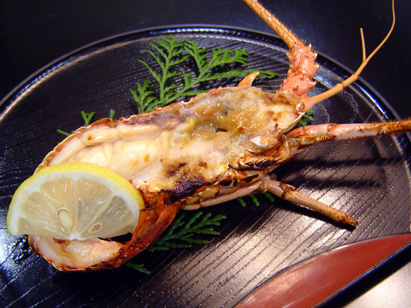 伊勢海老鬼殻焼き