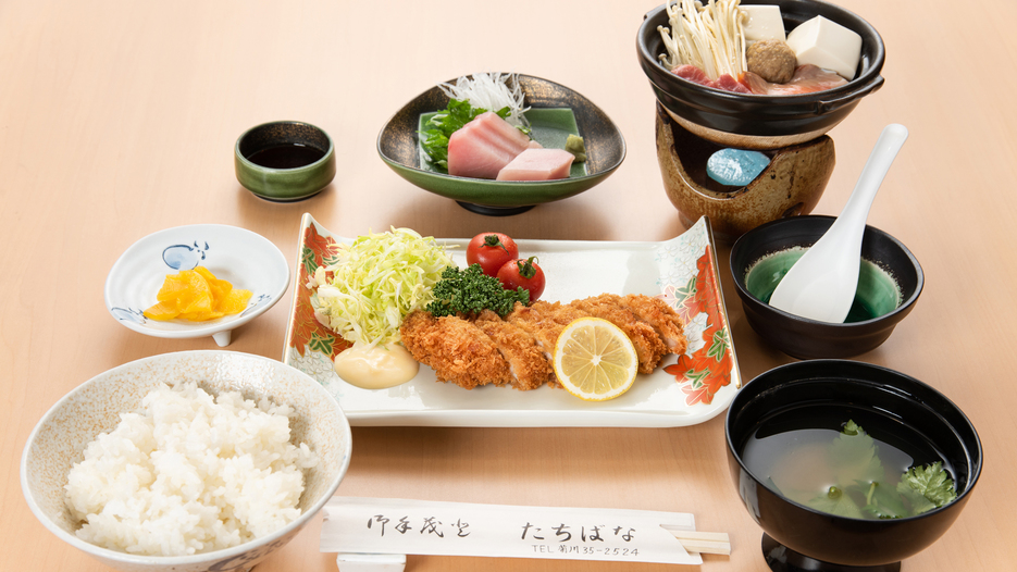 *お夕食／日替わり和定食（一例）