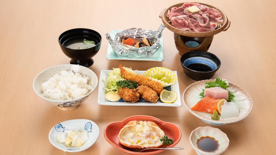 *お夕食／日替わり和定食グレードアップ（一例）