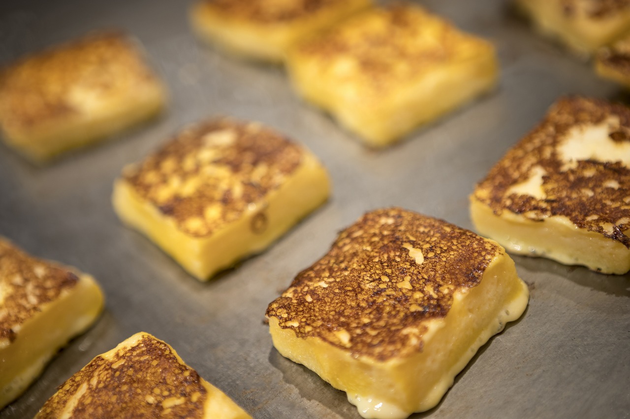 【ご朝食】阿蘇ジャージー牛乳で作るフレンチトースト