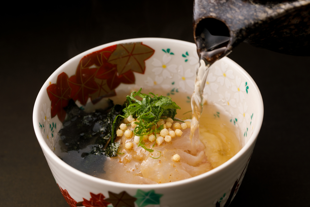 ライブキッチン・夕食鯛茶漬け