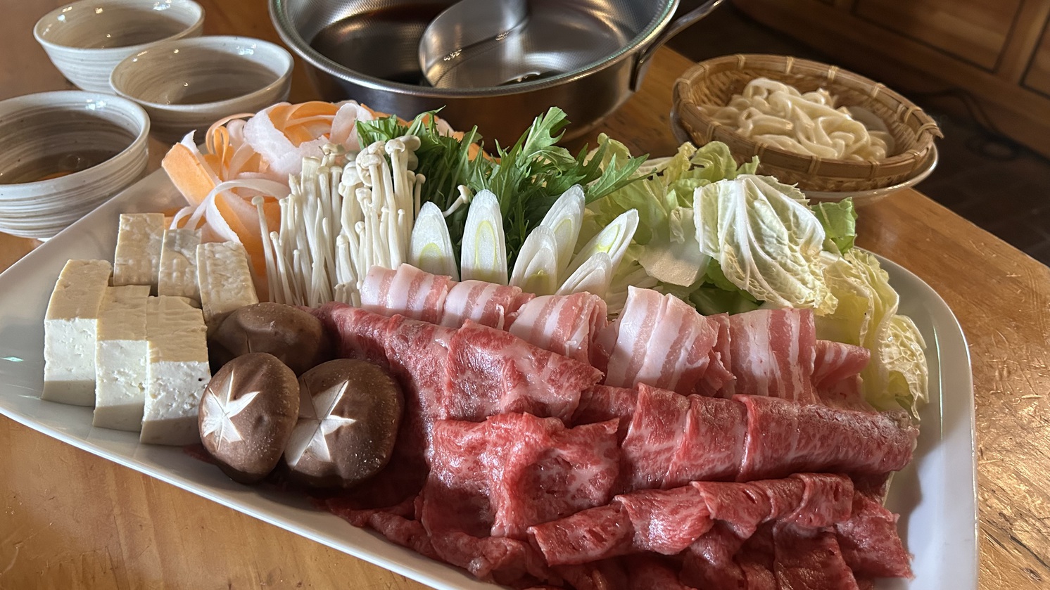 すきしゃぶ（牛&豚）