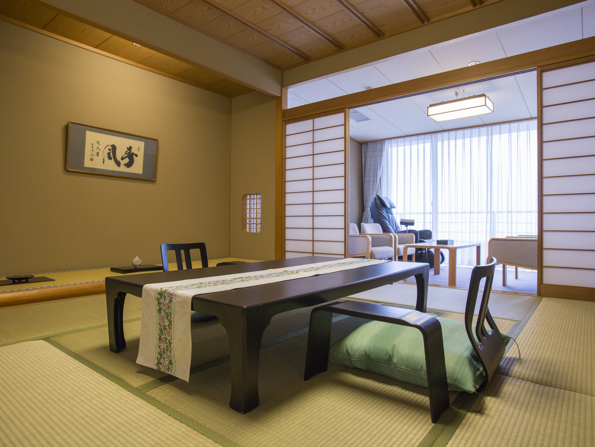 【北館:和洋室】贅沢な造りの北館は落ち着きのある和室と洋室で上品な空間に仕上げております
