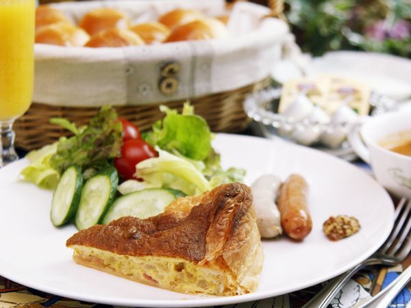 朝食のキッシュパイ