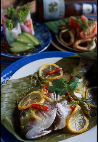 タイ料理コースプラーヌンマナオ