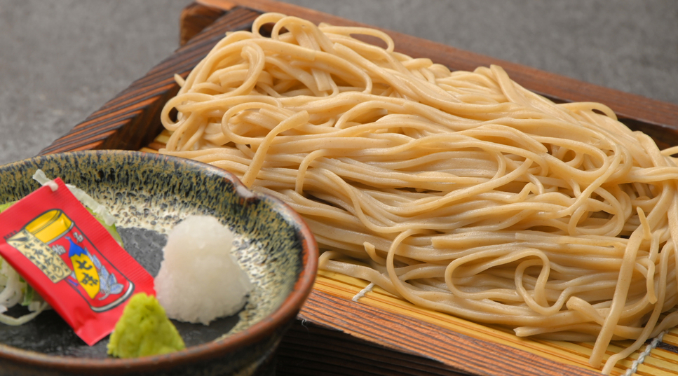 （和食 つかさの夕食）〆は、信州といえばのお蕎麦で♪