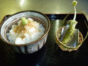 河津七滝のソウルフード、生わさびを使ったわさび丼※イメージです。