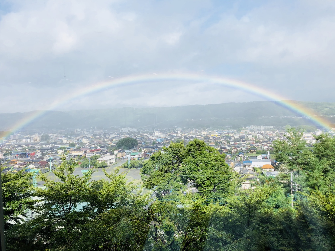 台風12号〜虹