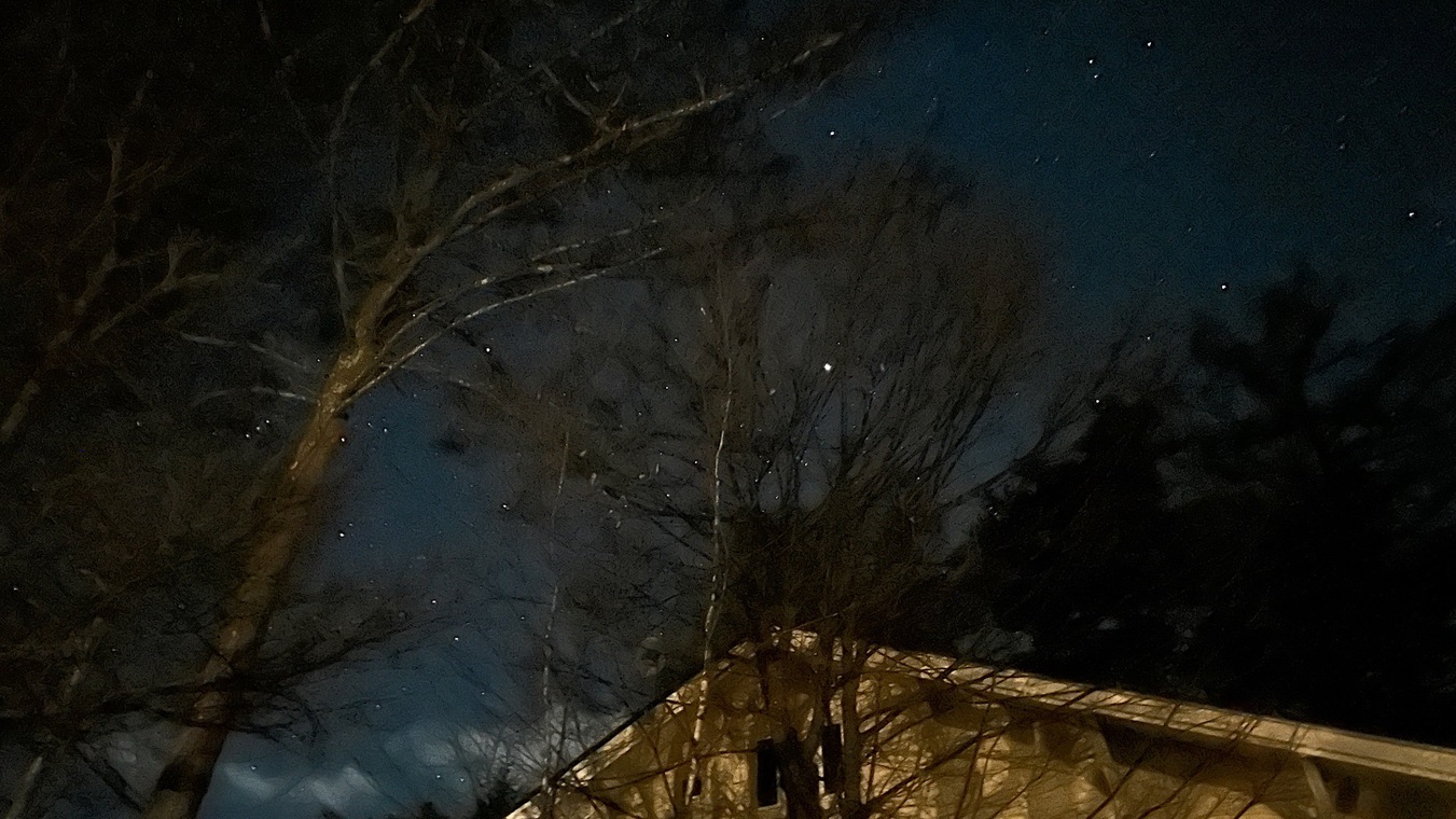 原村の夜空に広がる満点の星