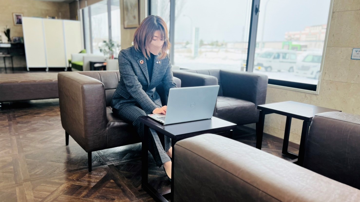 ロビーもWi-Fi完備！ちょっとしたお仕事も可能です。