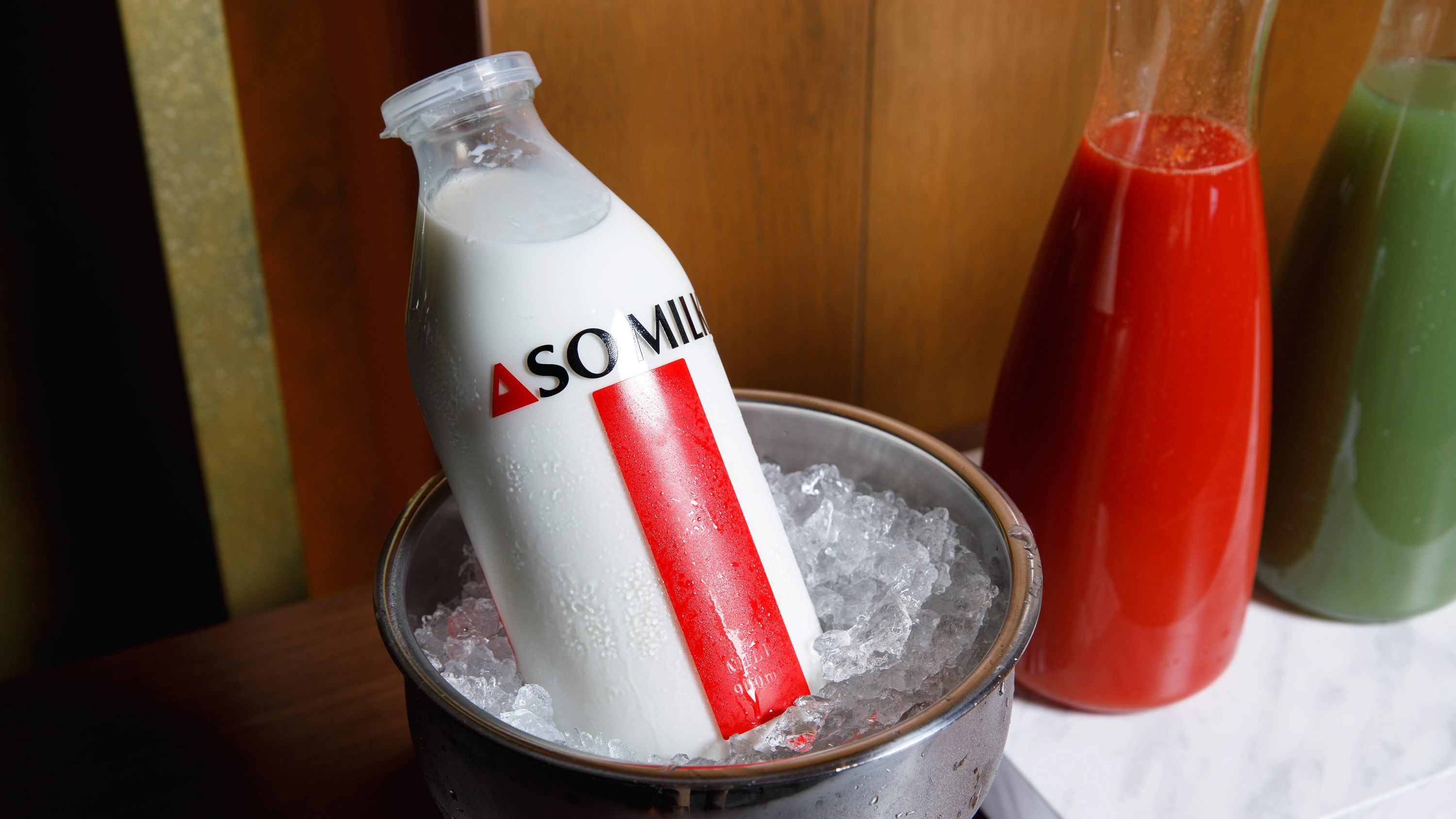 【朝食ビュッフェ】フレッシュな九州産の牛乳（イメージ）