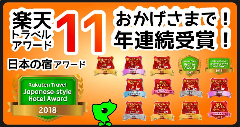 楽天アワード連続受賞!