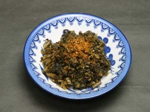 野沢菜いため