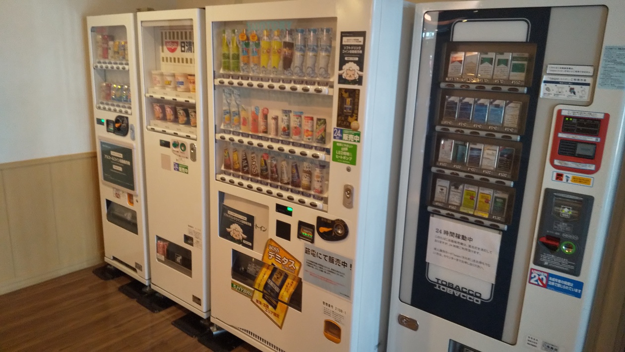 本館1階自販機コーナー