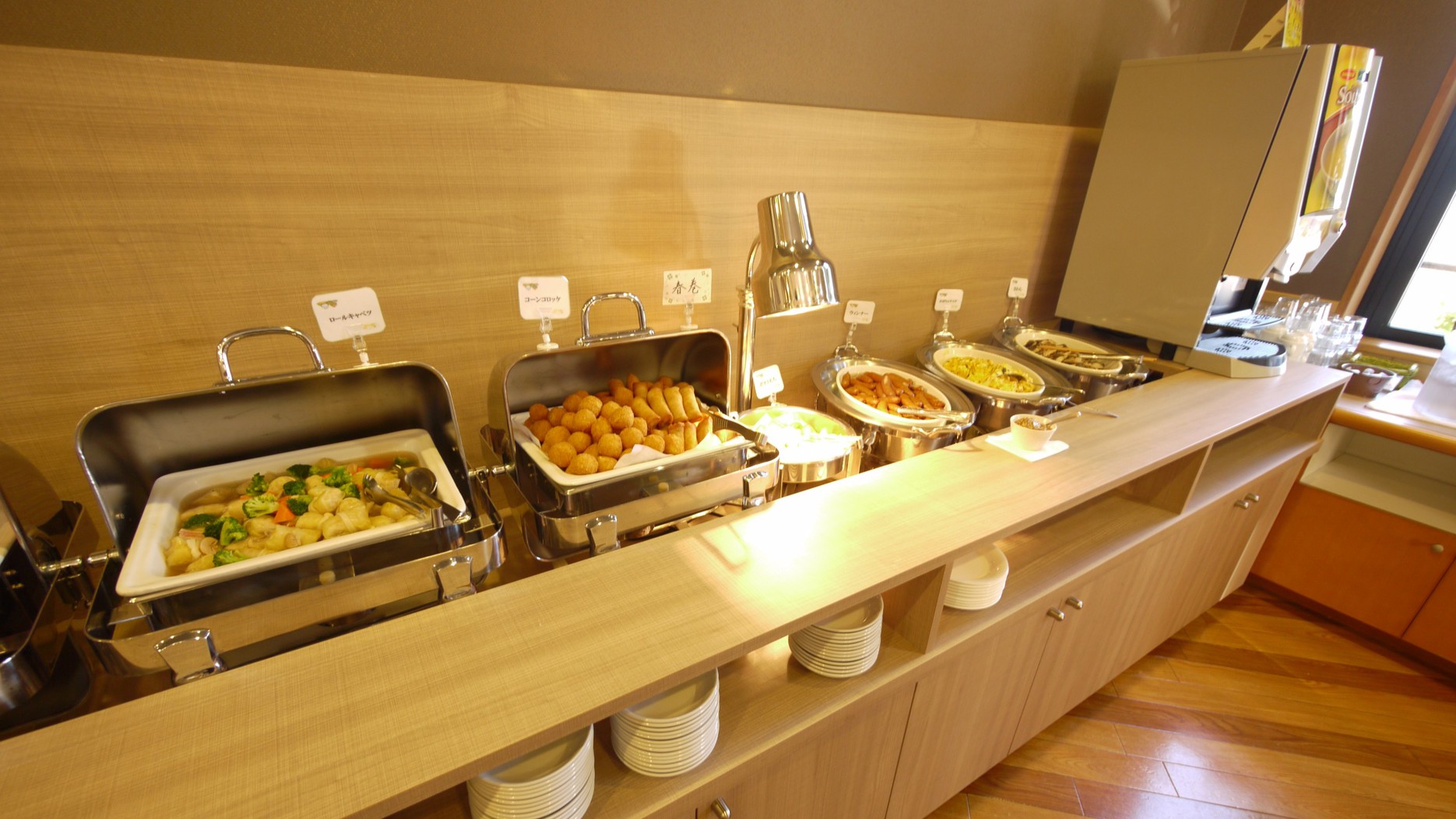 朝食バイキング