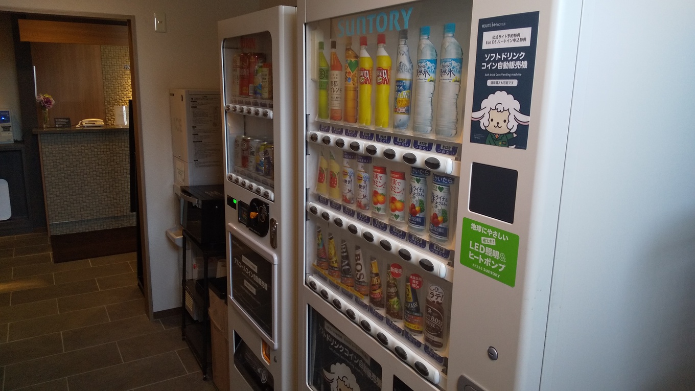 別館1階自販機コーナー