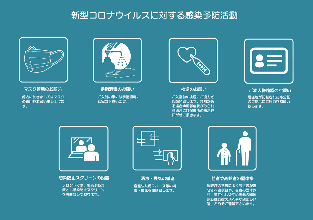 ホテルアルファーワン丸亀 新型コロナウイルス感染予防活動について 楽天トラベル