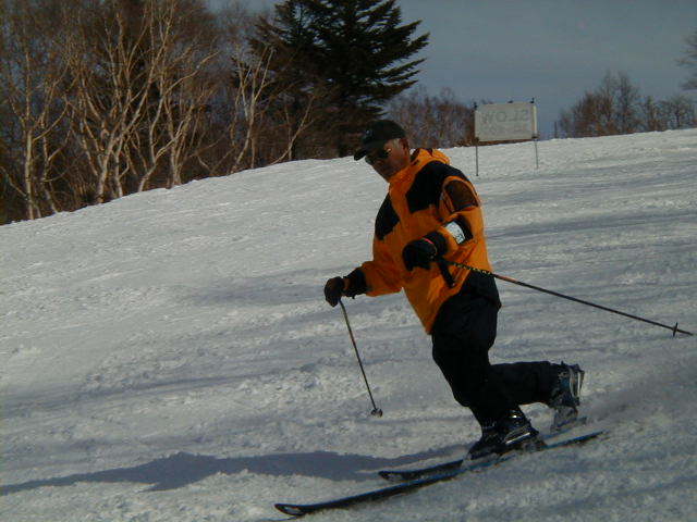 杉ノ原、池の平のゲレンデはテレマークの練習にぴったり