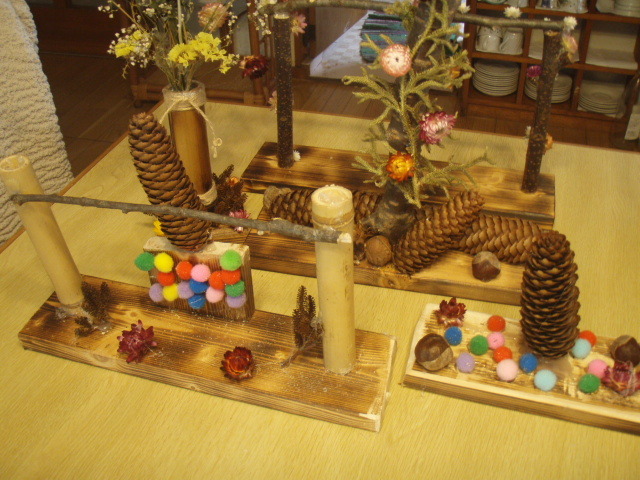 お子様がつくった工作作品