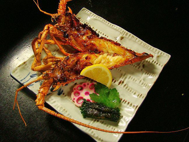 メガ房州海老の鬼殻焼一例