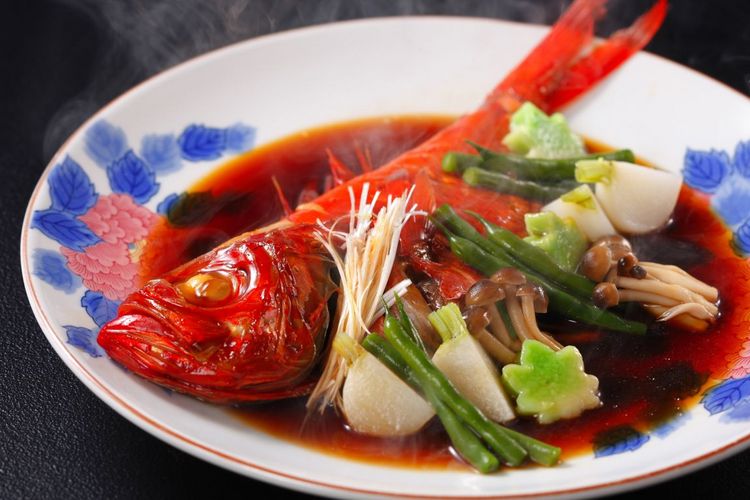 金目鯛の煮魚一例