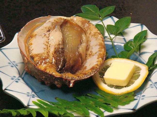 メガ房州あわび踊焼き一例