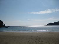 弓ヶ浜海水浴場徒歩８分遠浅で波穏やかな砂浜です。
