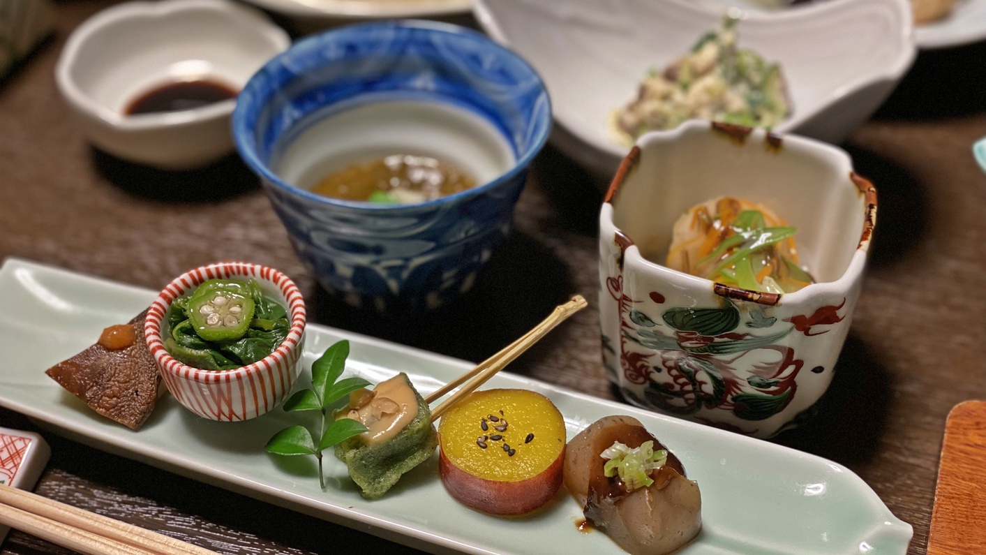 *【精進料理一例】素材の持ち味を生かし、趣向を凝らした一品をご堪能下さい。