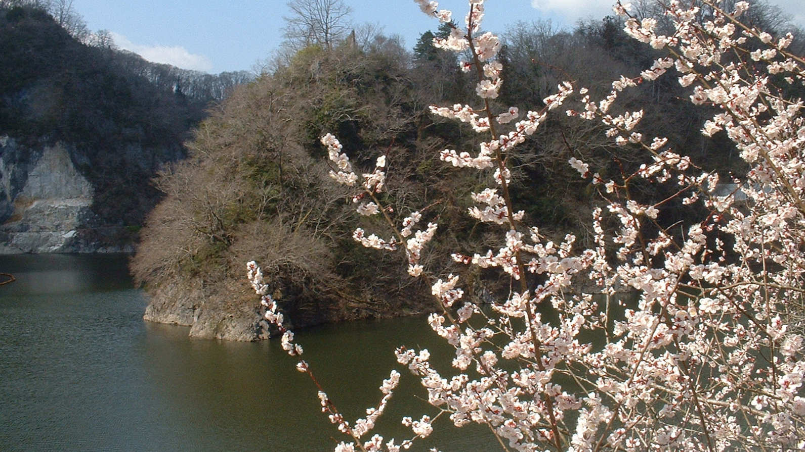 春の神龍湖