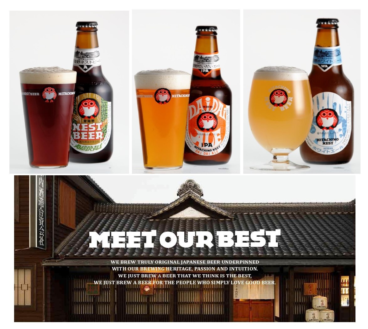 常陸野ネストビールはじめ、全部で10種類の茨城クラフトビールをご用意しております。