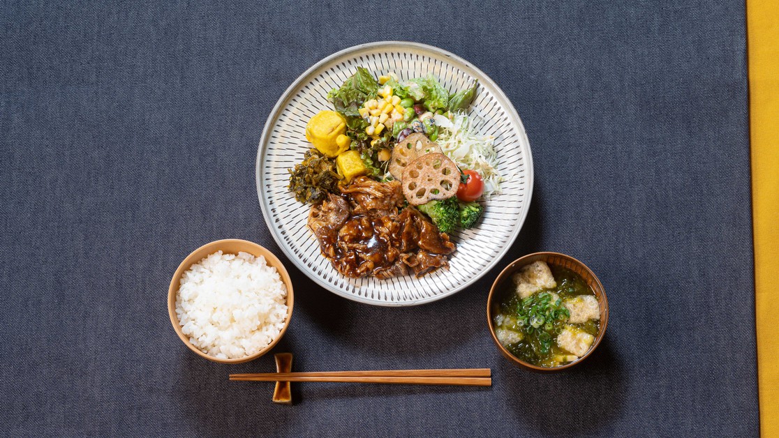 牛カルビ定食