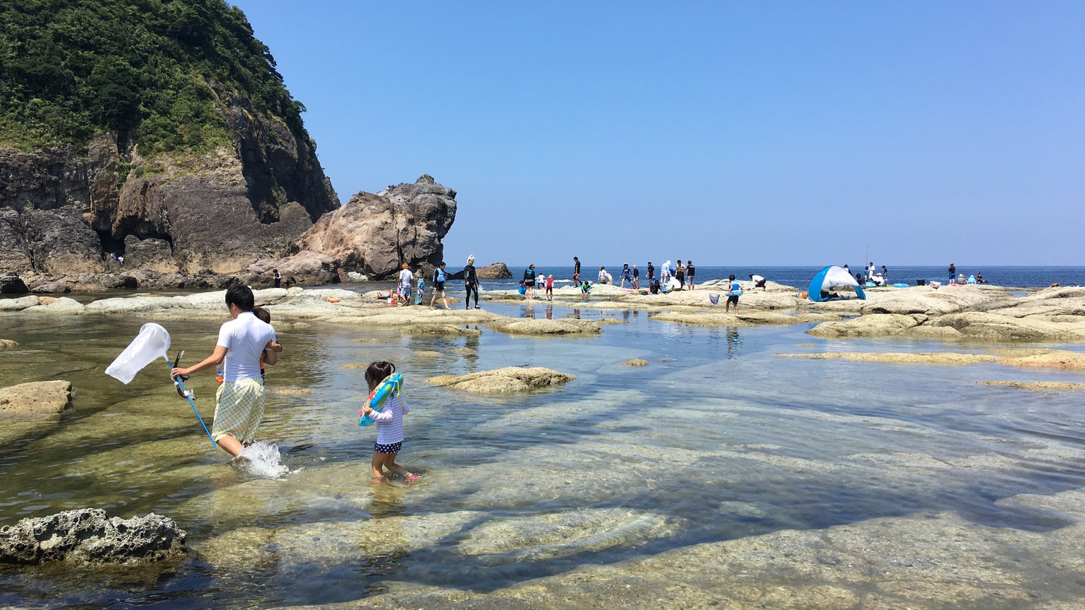 磯遊びができる千畳敷