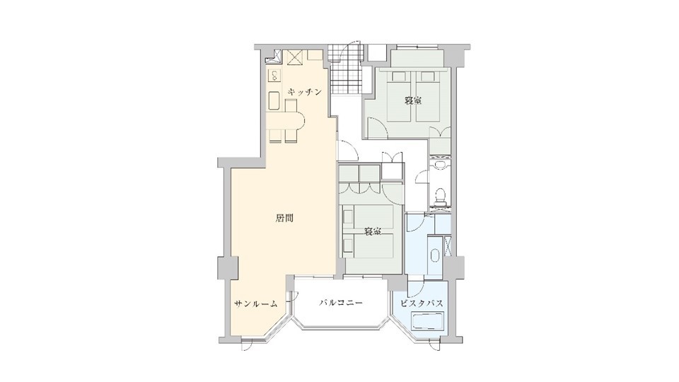 【ノルディックスイート】間取り図