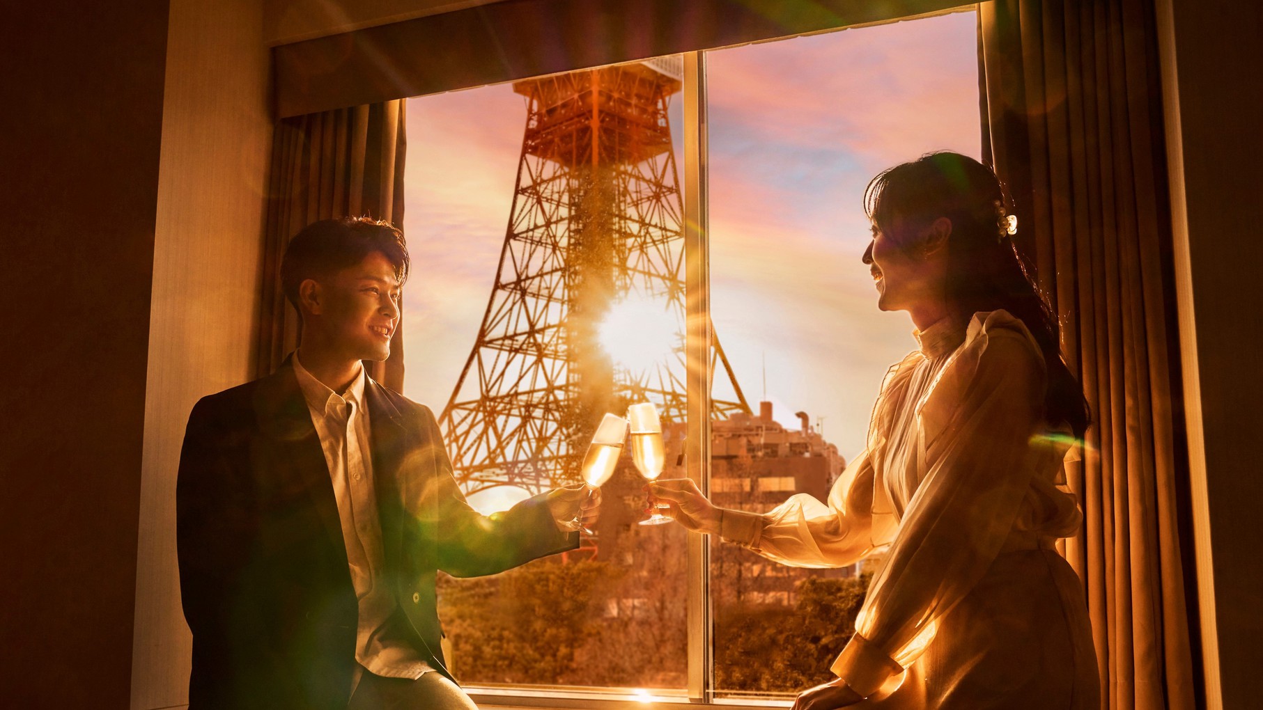 【人気の東京タワー側確約】東京ランデヴー・シャンパン付き記念日ステイ（室料のみ）